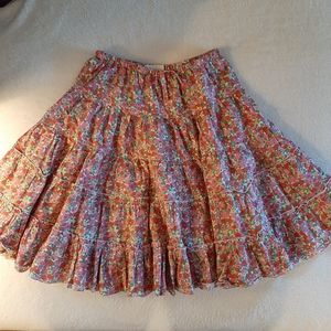 MINI BODEN FLORAL SKIRT
